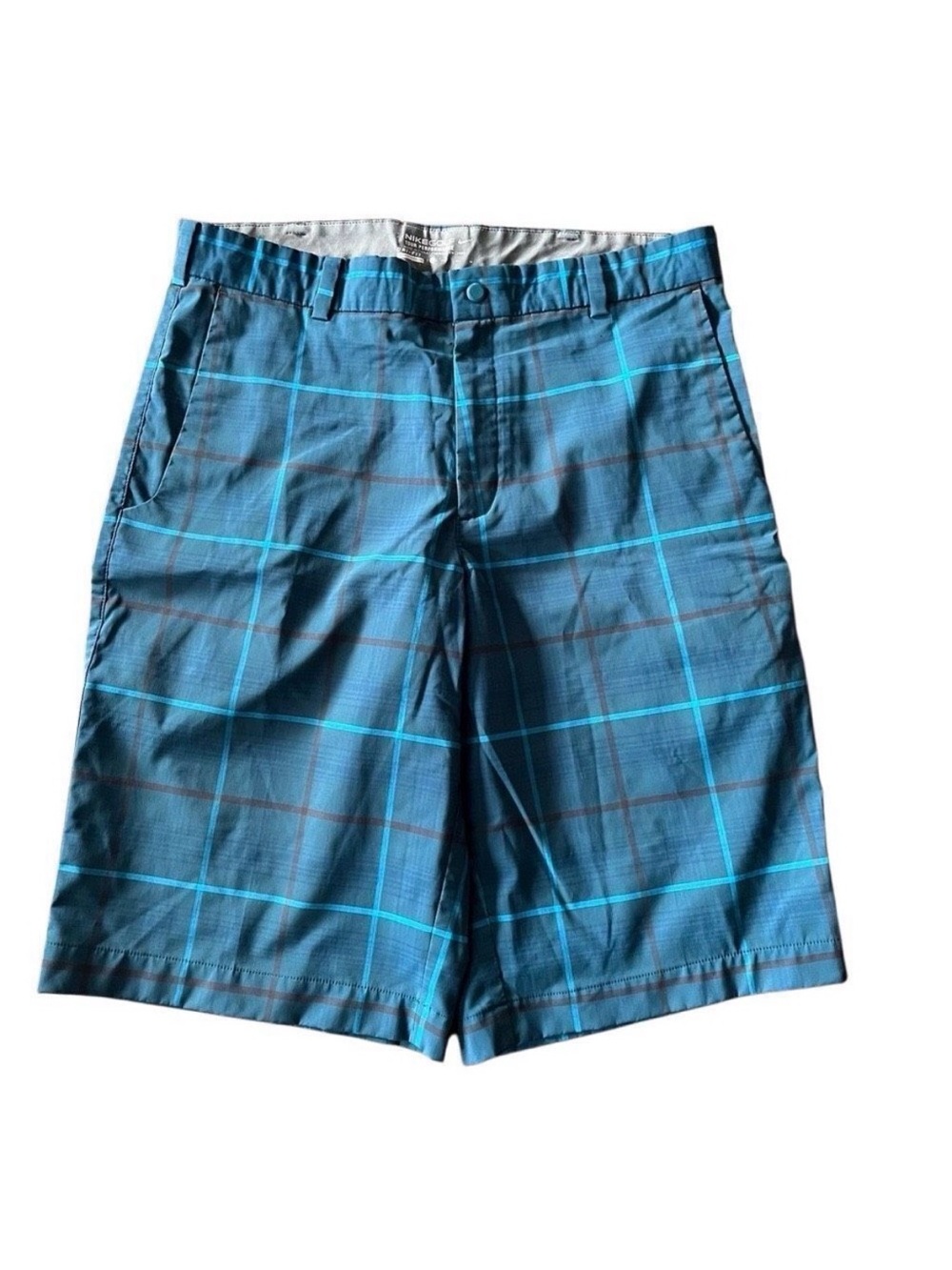 Nike Golf Dri Fit Plaid Golf Shorts